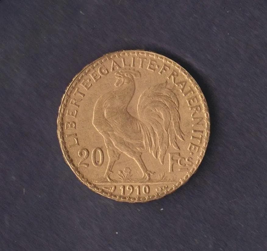 South Africa 1967 Gold 2 Rand Coin (EF/VF)