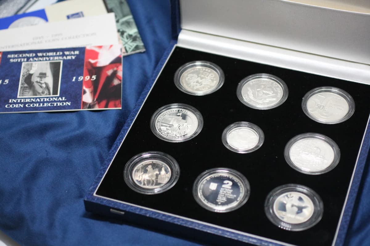 1995 Royal Mint International Silver Proof Collection 50th Anniversary of the End of World War II